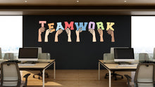 Load image into Gallery viewer, Teamwork Office Wall Decal Idea Teamwork Business Worker Inspire Office Decoration Motivation Stickers Mural Unique Gift 142RS