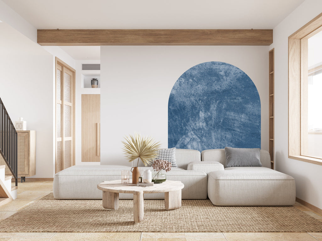 Arch Textured Concrete Wall Decal, Bed Arch Sticker, Hedboard Wall Decal, Arch Wall Decal, Sticker, Wall Decal, Super King Bed Arch 130S