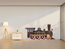 Load image into Gallery viewer, Train Wall Decal Vintage Train Wall Sticker Train Art Train Wall Vinyl Wall Decal Train Room Gifts Vinyl Wall Art Stickers 205LU