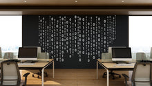Load image into Gallery viewer, Binary Code Wall Decal, Technology Vinyl Wall Art Decal, Circuit Board Wall Decal, Office Wall Decor, Computer It Decor Office 230LU