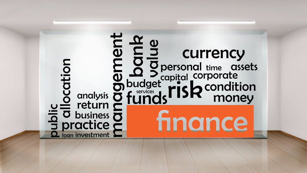 Finance Management Wall Decor Finance Office Wall Decal Idea Teamwork Business Worker Inspire Office Decoration Motivation Stickers 235LU