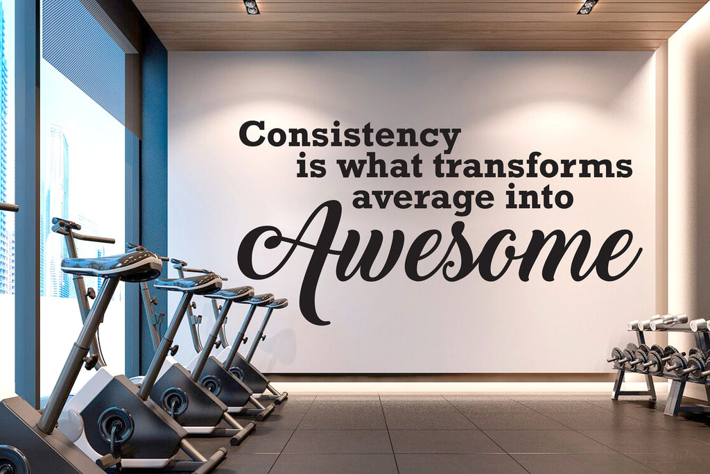 Motivationg quote wall decal, Inspiring sayings wall decor Gym Fitness wall stickers Work Ceo Office wall Art Personal Trainer Crosfit 131RS
