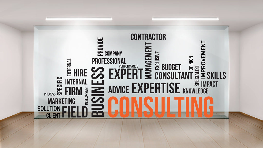 Consulting Wall Decor Consultant Office Wall Decal Idea Teamwork Business Worker Inspire Office Decoration Motivation Stickers Mural 238LU