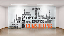 Load image into Gallery viewer, Consulting Wall Decor Consultant Office Wall Decal Idea Teamwork Business Worker Inspire Office Decoration Motivation Stickers Mural 238LU