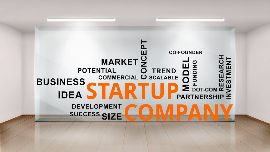 Startup Company Wall Decor Startup Office Wall Decal Idea Teamwork Business Worker Inspire Office Decoration Motivation Stickers Mural 240LU