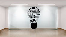 Load image into Gallery viewer, Technology Vinyl Wall Art Decal, Circuit Board Wall Decal, Office Wall Decor, Business Software Wall Sticker, Computer It Decor Office 154RS