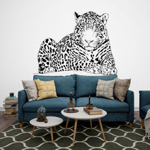 Load image into Gallery viewer, Leopard wall decals, Leopard Wall Sticker, Cheetah wall art, Animals wall vinyl Wild Cat Vinyl Sticker Decor Nursery Wild Pet Murals 244LU