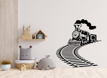 Load image into Gallery viewer, Train Wall Decal Train Wall Sticker Train Art Train Wall Vinyl Wall Decal Train Room Gifts Vinyl Wall Art Stickers 137RS