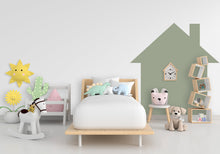Load image into Gallery viewer, Big House Wall Decal Home Headboard Color Block, Boho Wall Decal, Bed Headboard Sticker, Headboard Wall Decal, Arch Wall Decal,Nursery 223LU