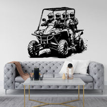 Load image into Gallery viewer, ATV Rider Wall Decal, Quad Wall Decor 4x4 Wheeler OffRoad BedRoom Dirt Bike Gift Free Stickers Art Vinyl Sport Wall Art Room Boy Room 167RS