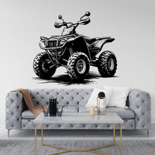 Load image into Gallery viewer, ATV Rider Wall Decal, Quad Wall Decor 4x4 Wheeler OffRoad BedRoom Dirt Bike Gift Free Stickers Art Vinyl Sport Wall Art Room Boy Room 168RS