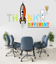 Load image into Gallery viewer, Think Different Office Wall Decal Idea Teamwork Business Worker Inspire Office Decoration Motivation Stickers Mural Unique Gift 148RS