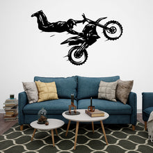 Load image into Gallery viewer, Motocross Wall Decal Dirt Bike Rider Wall Sticker Motorcycle Wall Decor Wall Stickers Nursery Bedroom Decor 269LU