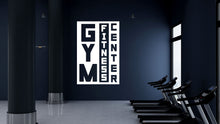 Load image into Gallery viewer, Gym Fitness Center, Workout Vinyl Gym Wall Decal, Gym Decal, Fitness Collage, Gym Wall Art Gym Decor Gym Wall Decor Motivational Art 270LU