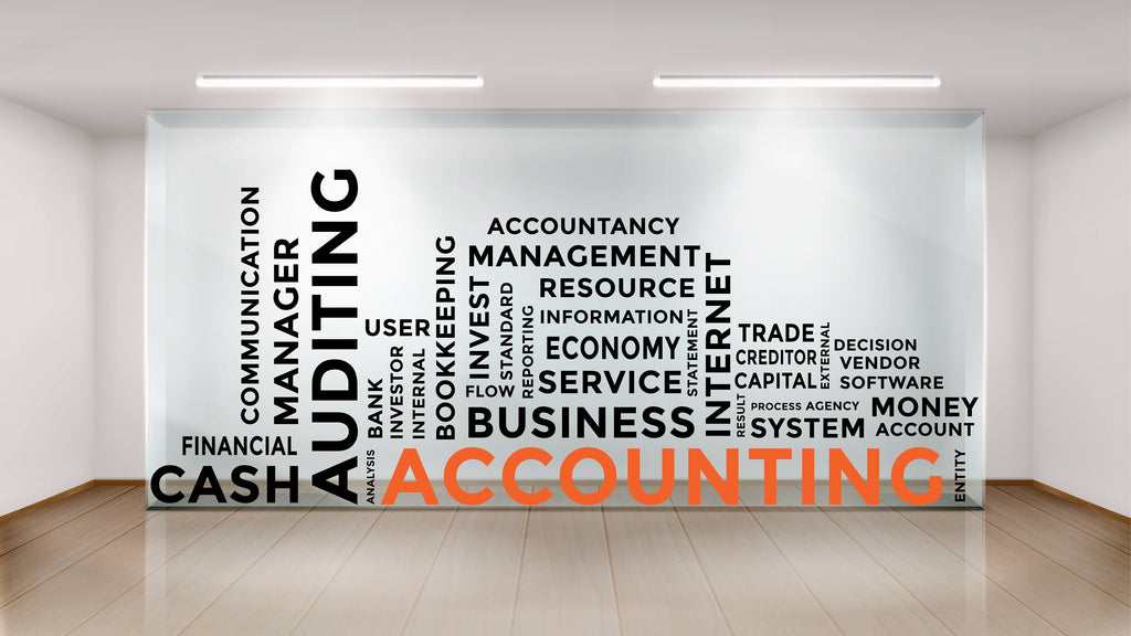 Accounting Wall Decor Office Wall Decal Idea Teamwork Business Worker Inspire Office Decoration Motivation Stickers Mural Unique Gift 234LU