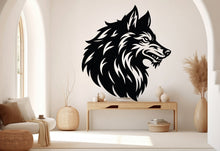 Load image into Gallery viewer, Wolf Wall Decal, Wolf Wall Art, Wolf Room Wall Decor Wolf Room Wall Sticker Wolf Wall Decor Animals Stickers 151RS