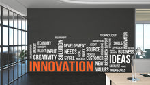Load image into Gallery viewer, Innovation Wall Decor Technology Office Wall Decal Idea Teamwork Business Worker Inspire Office Decoration Motivation Stickers Mural 239LU