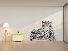 Load image into Gallery viewer, Leopard wall decals, Leopard Wall Sticker, Cheetah wall art, Animals wall vinyl Wild Cat Vinyl Sticker Decor Nursery Wild Pet Murals 244LU