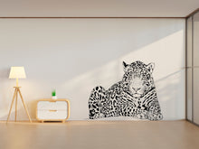 Load image into Gallery viewer, Leopard wall decals, Leopard Wall Sticker, Cheetah wall art, Animals wall vinyl Wild Cat Vinyl Sticker Decor Nursery Wild Pet Murals 244LU