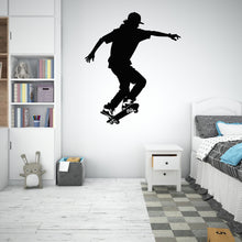 Load image into Gallery viewer, Wall Decal Skateboarder Skate Wall Art Stickers Skateboard Decals Skateboard Wall Stickers Kids Room Removable Home Decor Skate style 190RS