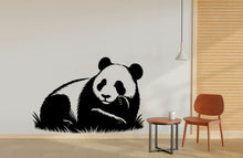 Load image into Gallery viewer, Panda Sleeping Wall Decal, Panda Wall Art, Panda Room Wall Decor Panda Room Wall Sticker Panda Wall Decor Animals Stickers Panda Lover 161RS