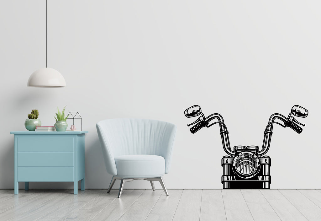 Motorcycle Wall Art Decal, Motocross Wall Decor, Ride Wall Art, Stickers Bedroom Motocross Wall Vinyl Nursery Wall Decals Art, Corner 285LU