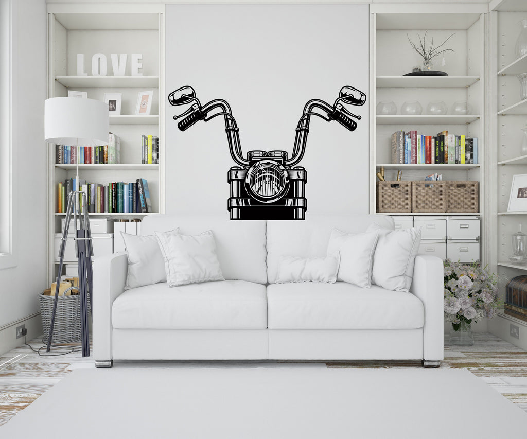 Motorcycle Wall Art Decal, Motocross Wall Decor, Ride Wall Art, Stickers Bedroom Motocross Wall Vinyl Nursery Wall Decals Art, Corner 285LU