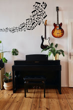 Load image into Gallery viewer, Music wall art decal, Music notes wall decor, Music wall sticker, Music wall decals, Musician home decor, Music gifts, Music studio 257LU