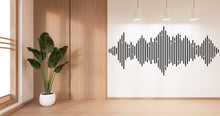 Load image into Gallery viewer, Audio Wave Wall Decal Sound Wave Wall Sticker Music Notes Wall Decor Vinyl Music Wall Art Musician Wall Sticker Recording Studio Decor 259LU