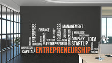 Load image into Gallery viewer, Entrepreneurship Wall Decor Innovation Office Wall Decal Idea Teamwork Business Worker Inspire Office Decor Motivation Stickers Mural 286LU