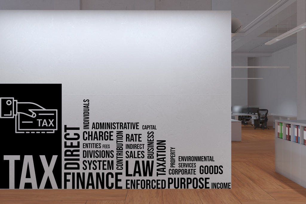 Tax Wall Decor Office Wall Decal Finance Idea Teamwork Business Worker Inspire Office Decoration Motivation Stickers Mural Unique Gift 287LU