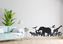 Load image into Gallery viewer, Explore the Wilderness : Animals Safari Wall Decal, Jungle Adventure Wall Decor, Animal wall stickers for nursery, Safari Wall Sticker 271LU