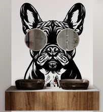 Load image into Gallery viewer, French Bulldog Dog wall decal Dog decor Dog kids Dog wall art Decal Dog Lover Animals Dog Wall Bathroom Wall Decals Stickers Vinyl 001DE