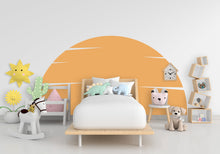 Load image into Gallery viewer, Sun Wall Decal Hedboard, Boho Wall Decal, Bed Arch Sticker, Hedboard Wall Decal, Arch Wall Decal, Arch Wall Decal Sticker, Wall Decal 276LU