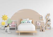 Load image into Gallery viewer, Sun Wall Decal Hedboard, Boho Wall Decal, Bed Arch Sticker, Hedboard Wall Decal, Arch Wall Decal, Arch Wall Decal Sticker, Wall Decal 276LU