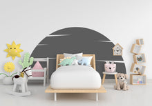 Load image into Gallery viewer, Sun Wall Decal Hedboard, Boho Wall Decal, Bed Arch Sticker, Hedboard Wall Decal, Arch Wall Decal, Arch Wall Decal Sticker, Wall Decal 276LU