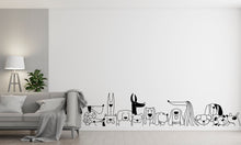Load image into Gallery viewer, Dog wall decals, Grooming wall decor, Vetirinary decals, Pet lover gift, Pet shop dog house wall vinyl decal, Pet wall vinyl decal 280LU