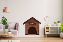 Load image into Gallery viewer, Dog house wall vinyl decal, Dog wall decals, Grooming wall decor, Veterinary decals, Pet lover Gift, Pet shop, Pet wall vinyl Decal 281LU