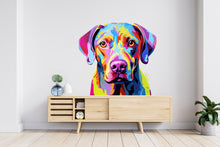 Load image into Gallery viewer, Dog wall decal Dog decor Dog wall art Decal Dog Lover Animals anime decal Dog Bathroom Wall Decals Stickers Vinyl 205RS