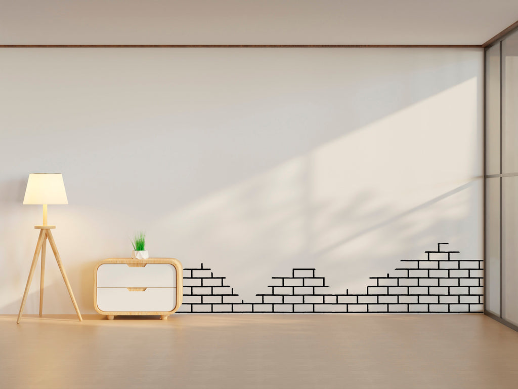 Bricks Wall Decal, Bricks Mural, Bricks Wall Sticker, Brick Wall Decor, Old Brick Wall Decal, Bricks Wall Wallpaper, Wall Decoration 298LU