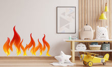 Load image into Gallery viewer, Flames decals Fire Place wall ar Flame Decoration Fire flame wall vinyl decal stickers art design burning murals fire home decoration 300LU