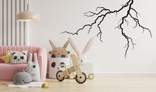 Load image into Gallery viewer, Thunder Bolt Wall mural decals decor, Lightning strike wall decal, Lightning bolt wall decal sticker, Nature storm wall vinyl decal 301LU