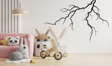 Load image into Gallery viewer, Thunder Bolt Wall mural decals decor, Lightning strike wall decal, Lightning bolt wall decal sticker, Nature storm wall vinyl decal 301LU