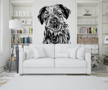 Load image into Gallery viewer, Dog wall decal Dog decor Dog kids Dog wall art Decal Dog Lover Animals Corner wall decal Dog Wall Bathroom Wall Decals Stickers Vinyl 284LU