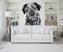 Load image into Gallery viewer, Dog wall decal Dog decor Dog kids Dog wall art Decal Dog Lover Animals Corner wall decal Dog Wall Bathroom Wall Decals Stickers Vinyl 284LU