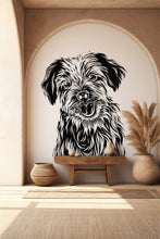 Load image into Gallery viewer, Dog wall decal Dog decor Dog kids Dog wall art Decal Dog Lover Animals Corner wall decal Dog Wall Bathroom Wall Decals Stickers Vinyl 284LU