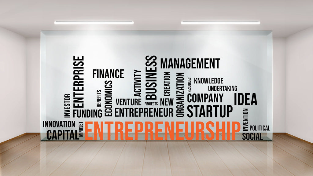Entrepreneurship Wall Decor Innovation Office Wall Decal Idea Teamwork Business Worker Inspire Office Decor Motivation Stickers Mural 286LU