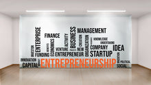 Load image into Gallery viewer, Entrepreneurship Wall Decor Innovation Office Wall Decal Idea Teamwork Business Worker Inspire Office Decor Motivation Stickers Mural 286LU