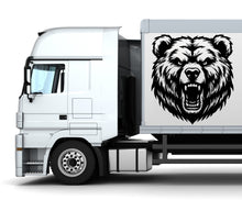 Load image into Gallery viewer, Angry Bear Truck Vinyl Graphics, Truck Side Wrap, Carbon Fiber Car Sticker, Monster Car sticker, Truck Decal, 3D Car Decal, Car Decal 222RS