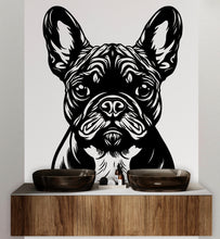 Load image into Gallery viewer, French Bulldog Dog wall decal Dog decor Dog kids Dog wall art Decal Dog Lover Animals Dog Wall Bathroom Wall Decals Stickers Vinyl 001DE